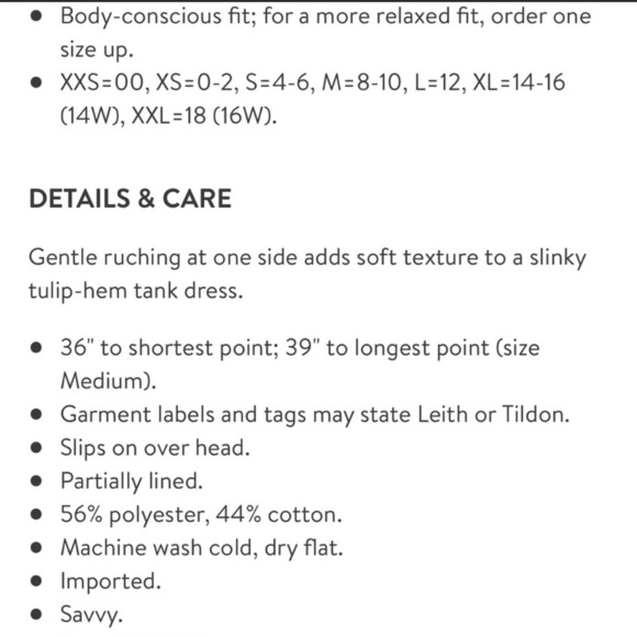 Bloggers favorite Leith side ruched sleeveless bodycon tank dress black small - Picture 12 of 12